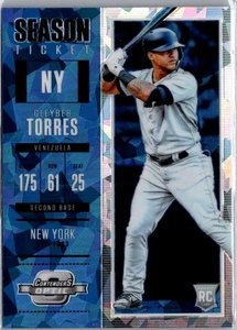 GLEYBER TORRES 2018 CONTENDERS OPTIC SEASON ROOKIE CRACKED ICE RC /149 - Bild 1 von 2