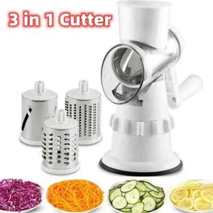 Cortadora de verduras manual 3 en 1 accesorios de cocina rallador para cortador de verduras R - Imagen 1 de 12