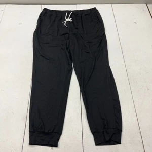 Black Pull-On Drawstring Joggers Women's Size 1X-Large NEW - Picture 1 of 7