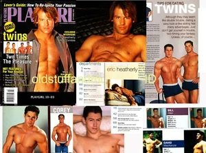 PLAYGIRL 10-03 OCTOBER 2003 HAIRY BLOND BRENT TWINS ROB ZOMBIE ERIC HEATHERLY - Picture 1 of 1