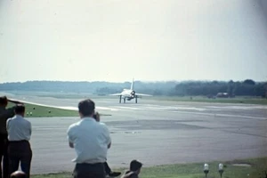 RAF, Lightning F3 prototype, XG310, at Farnborough, in 1962, aircraft slide (A) - Picture 1 of 1