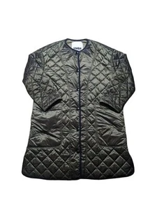 Bimba Y Lola Coat Size Small Khaki Quilted Jacket - Picture 1 of 4