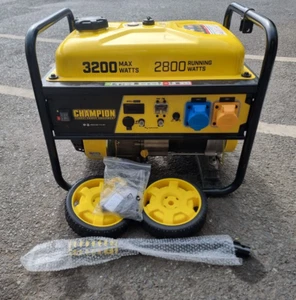Champion Power Equipment 3200w Petrol Portable Garage Camping Off Grid Generator - Picture 1 of 5