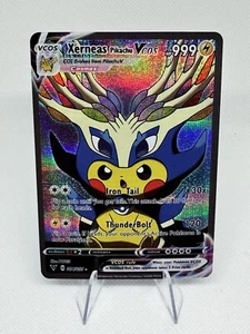 Mint Pokémon Pikachu Cosplay Xerneas DIY Kawaii Holo Card - Picture 1 of 2