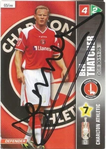 BEN THATCHER SIGNED CHARLTON 2008 PANINI CHAMPIONSHIP TRADING CARD+COA - Picture 1 of 1