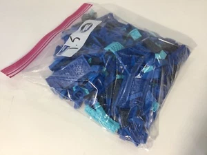 Lego Blue mixed parts & pieces assorted lot 1.5lbs legos - Picture 1 of 5