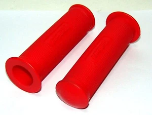 MANOPOLE MANUBRIO HANDLEBAR GRIPS EMMEVI MV TR 125 Ø 22 ROSSE - Foto 1 di 1