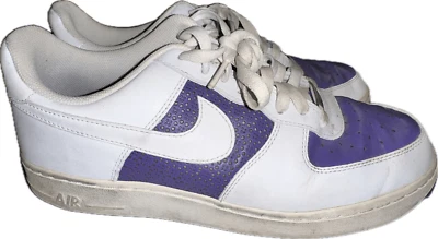 NIKE WOMEN'S AIR FORCE 1 '07 315115-511 Purple / White women Size US 11.5 - Image 1 of 4
