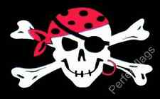ONE EYED JACK FLAG - SKULL AND PIRATE FLAGS - Choose Size 3x2, 5x3 Feet