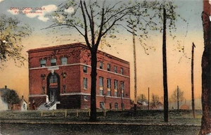 Penn University Gymnasium Front Street View Oskaloosa,IA Vtg 1913 Postcard - Picture 1 of 2