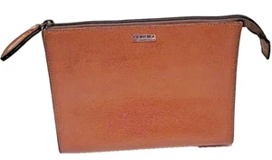 Pochette Renoma Paris vintage in pelle marrone - Foto 1 di 6