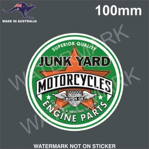 JUNK YARD MOTORCYCLE PARTS STICKER FUNNY - Bild 1 von 1