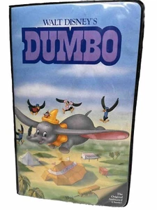 Vtg Retired 1st Release “Dumbo” BLACK DIAMOND 1985 - VHS Pink Spine/Back - Picture 1 of 6