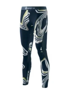 CLEARANCE!! Skins Dnamic Womens Compression Long Tights (Living Lines) - Picture 1 of 4