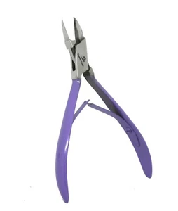 CORTADORA PROFESIONAL PUNTA DE MANO PINZA DE UÑAS ENCARNADA CUTÍCULA PÚRPURA TIJERAS CORTADOR - Imagen 1 de 4
