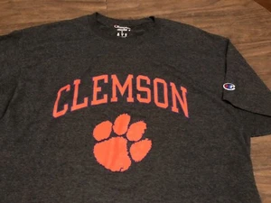 Camiseta Grande Gris Campeón de los Tigres de la Universidad de Clemson - Imagen 1 de 7