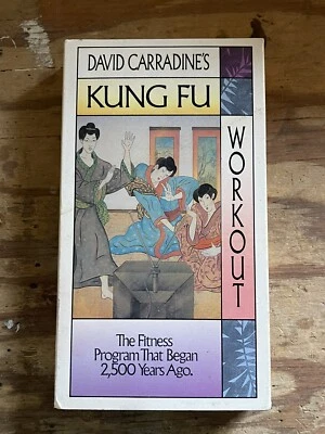 David Carradine's Kung Fu Workout VHS Videotape (1990) Original Version, Kung Fu - Image 1 of 4