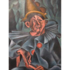 Kubista Pierot Pierrot Clown Cubism Painting Canvas Art Print Poster