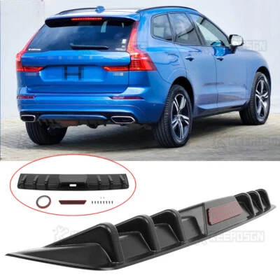 Labio de alerón difusor trasero de aleta de tiburón negro para Volvo XC60 XC70 XC90 Foto 1 de 4