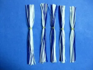 5 Blanco/Púrpura 5-9261 Falda de silicona Material Repuesto Pestañas Cebo Spinner Plantilla - Imagen 1 de 1