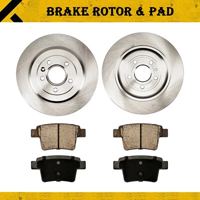 Rotores de freno y pastillas de cerámica traseros para Ford Five Hundred 2005 2006 2007; estilo libre Foto 1 de 4