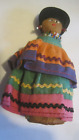 Vintage Handmade Folk Art Native American Seminole Indian 4.5" Palmetto Doll