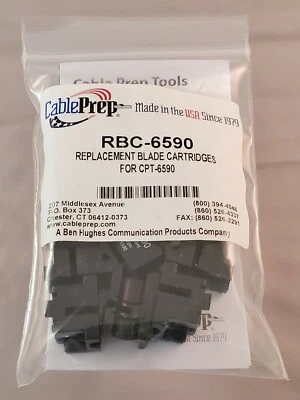 CABLE PREP CablePrep RBC-6590 Preptool replacement blade cartridge 10 pack RG59, RG6