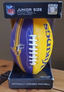 Minnesota Vikings NFL Licensed Junior Size Football w/Display Tee - Bild 1 von 10
