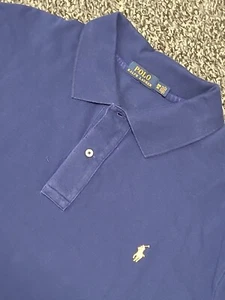 Polo Ralph Lauren Polo Shirt Adult 3XB BIG Blue Casual Cotton Short Sleeve Men - Picture 1 of 7