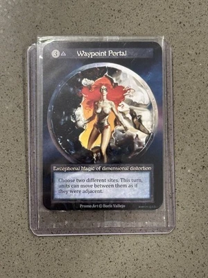 Sorcery Contested Realm Waypoint Portal Dust Promo Card Sealed NM - Image 1 of 2