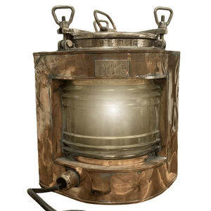 Wired Polished 1989 Brass Maritime Running Light | Original Papiere, Vintage - Bild 1 von 2