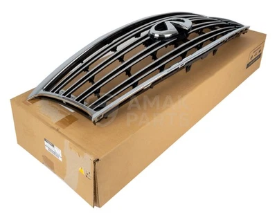 Rejilla delantera cromada genuina OEM no deportiva para Infiniti M37 M56 Q70 62310-1MA0B Foto 1 de 4