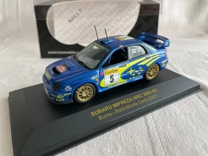 Subaru Impreza WRC rallye Monte carlo 2001 #5 Burns - 1/43 IXO altaya RAM001 - Picture 1 of 8