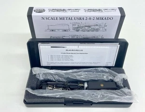 Model Power N Metal Canadian National USRA 2-8-2 Mikado DCC & Sound 875761 New - Picture 1 of 12