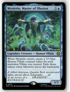 Magic The Gathering Mysterio, Master of Illusion 0037 Regular Marvel's Spider-Man casi nuevo SPM - Imagen 1 de 1