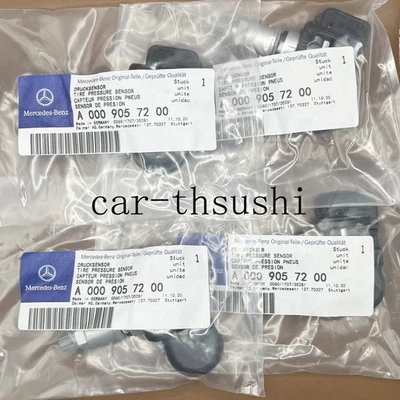 Sensor de presión de neumáticos nuevo TPMS A0009057200 4 piezas para Mercedes-Benz C250 C300 S350 Foto 1 de 3