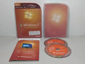 Microsoft Windows 7 Home Premium & Product Key - for 32 & 64 Bit Software w/ Key - Picture 1 of 7
