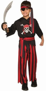 Forum Child's Pirate Matey Costume, Large (12-14) Buccaneer First Mate Crossbone - Picture 1 of 2