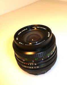 VIVITAR CANON FD fit 28mm F2.8 WIDE ANGLE LENS , CLEAN & WORKING    (487) - Picture 1 of 5