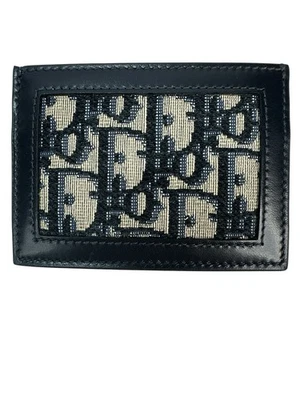 Tarjetero oblicuo Christian Dior azul marino Foto 1 de 4