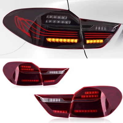 Upgrade LED Tail Light For BMW X4 F26 G02 2014-16 2017 2018 CSL Smoke Tail Lamps Foto 1 de 4
