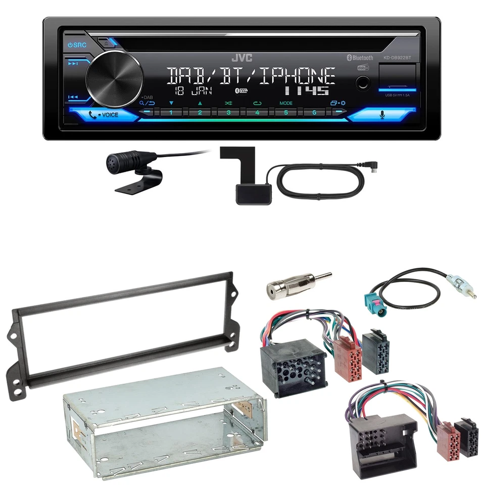 JVC KD-DB922BT Bluetooth Digitalradio Einbauset für MINI R50 R52 R53 - Bild 1 von 1