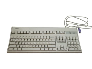 Vintage Fujitsu Keyboard FKB8720 Series (8729) PS/2 Q% - Bild 1 von 2