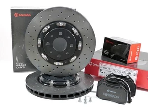 BREMBO Bremsscheiben Satz VORNE 305x28mm Beläge Belagsatz Abarth 500 595 695 - Bild 1 von 8