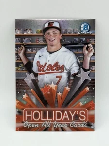 Bowman Jackson Holliday 2025 #HS-2 Hobby Stars Baltimore Orioles - Imagen 1 de 2