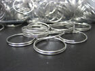 Lot 1000 pc 3/4' Bulk Steel Split Rings -  Gift Craft Key Rings  