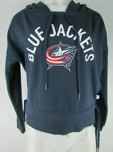 Columbus Blue Jackets NHL Touch Women's Crop-Top Sweatshirt - Picture 1 of 7