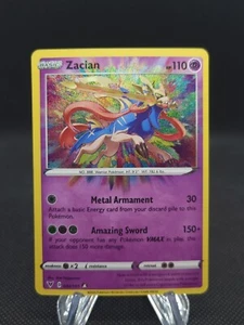 Zacian 082/185 Amazing Rare 2020 Pokemon Vivid Voltage Pokemon Card - Picture 1 of 2