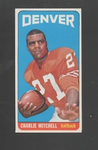 1965 Topps Football Card #60 Charlie Mitchell-Denver Broncos Near Mint Card - Picture 1 of 1