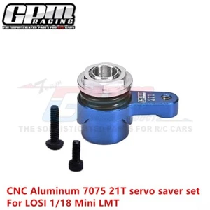 GPM 7075 Alu 21T Servo Saver Set For LOSI 1/18 Mini LMT 4X4 US RC PartsLOS211043 - Picture 1 of 7